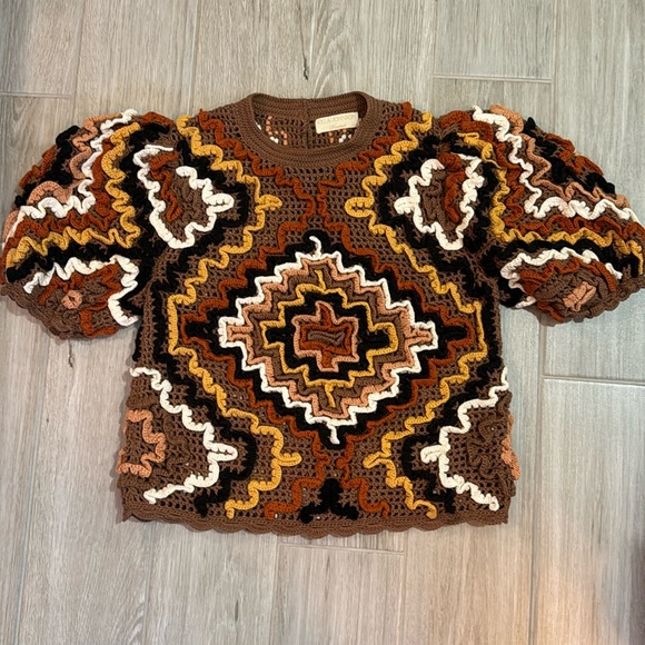 COPY - Ulla Johnson crochet top - Picture 1 of 9